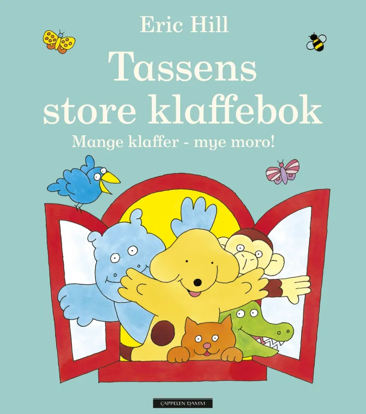 Omslag Tassens store klaffebok av Hill, Eric (Innbundet)