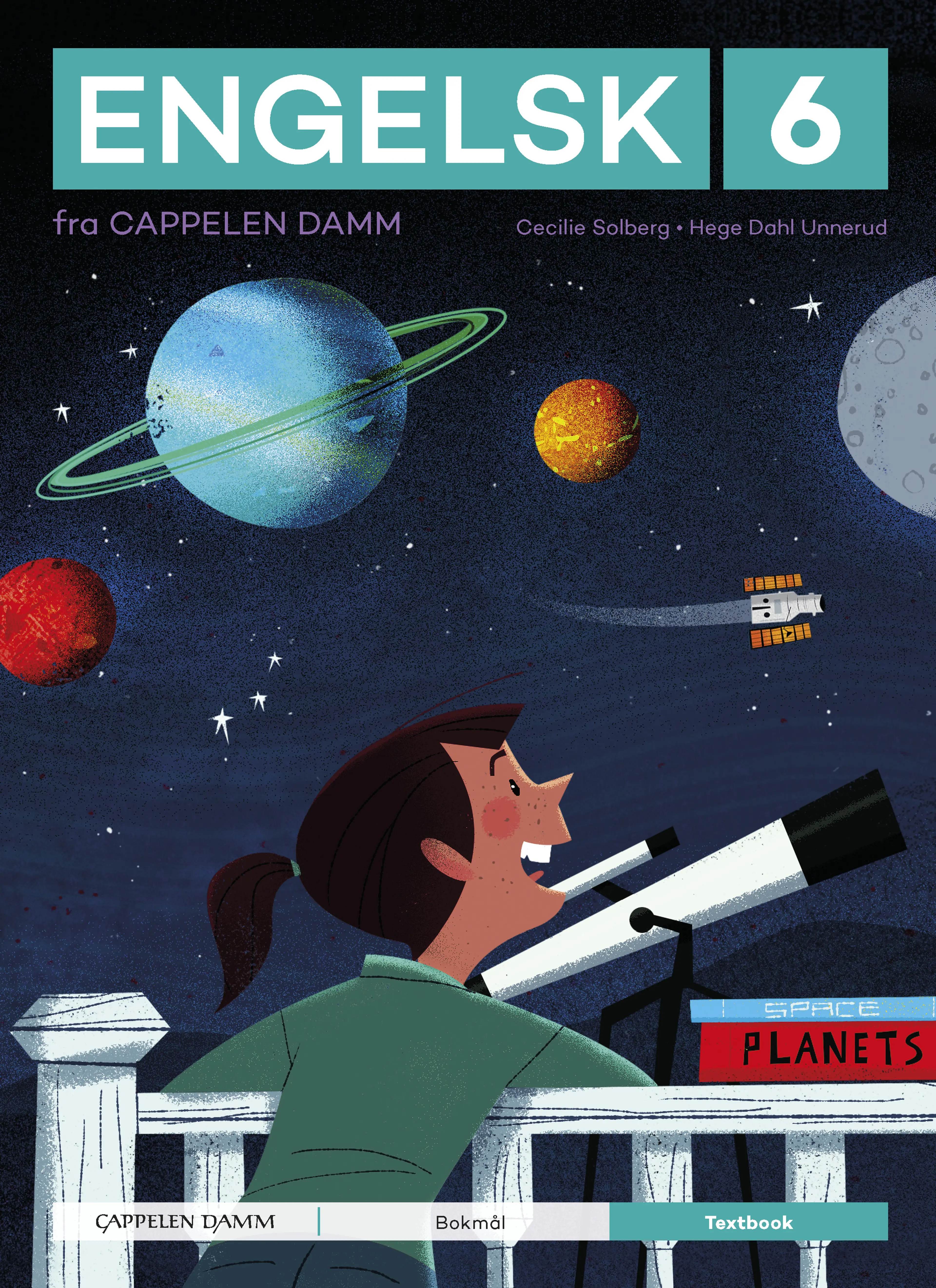 Omslag Engelsk 6 fra Cappelen Damm Textbook av Cecilie Solberg og Hege Dahl Unnerud (Innbundet)