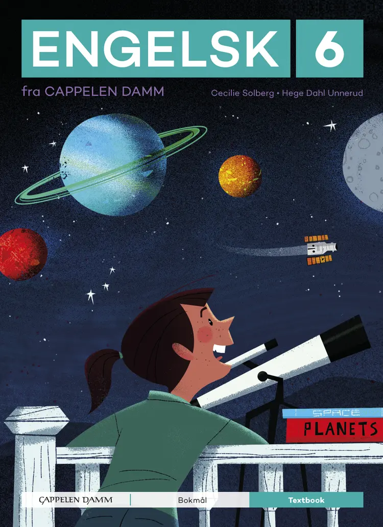Omslag Engelsk 6 fra Cappelen Damm Textbook av Cecilie Solberg og Hege Dahl Unnerud (Innbundet)