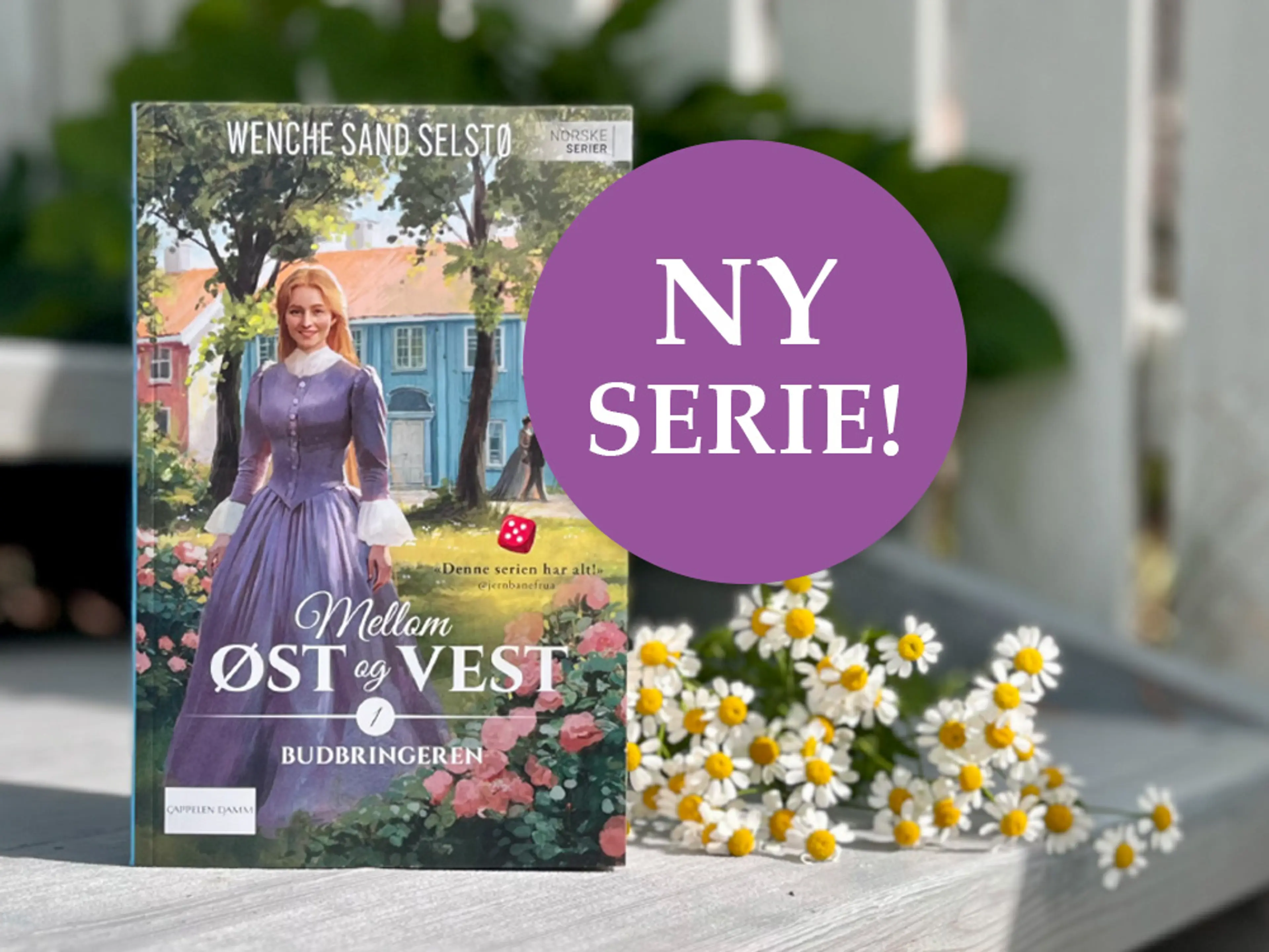 Foto av første bok i serien Mellom øst og vest
