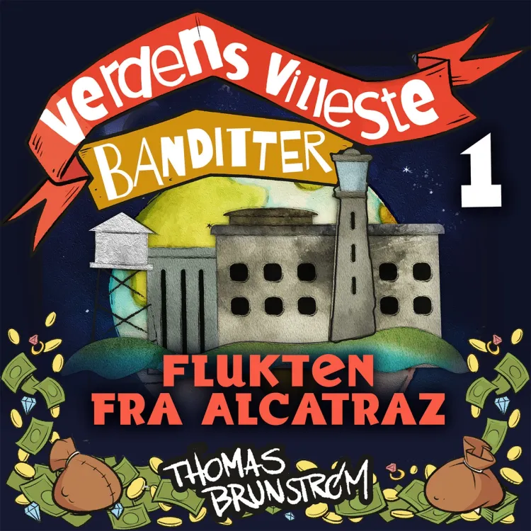 Omslag Flukten fra Alcatraz av Thomas Brunstrøm (Nedlastbar lydbok)