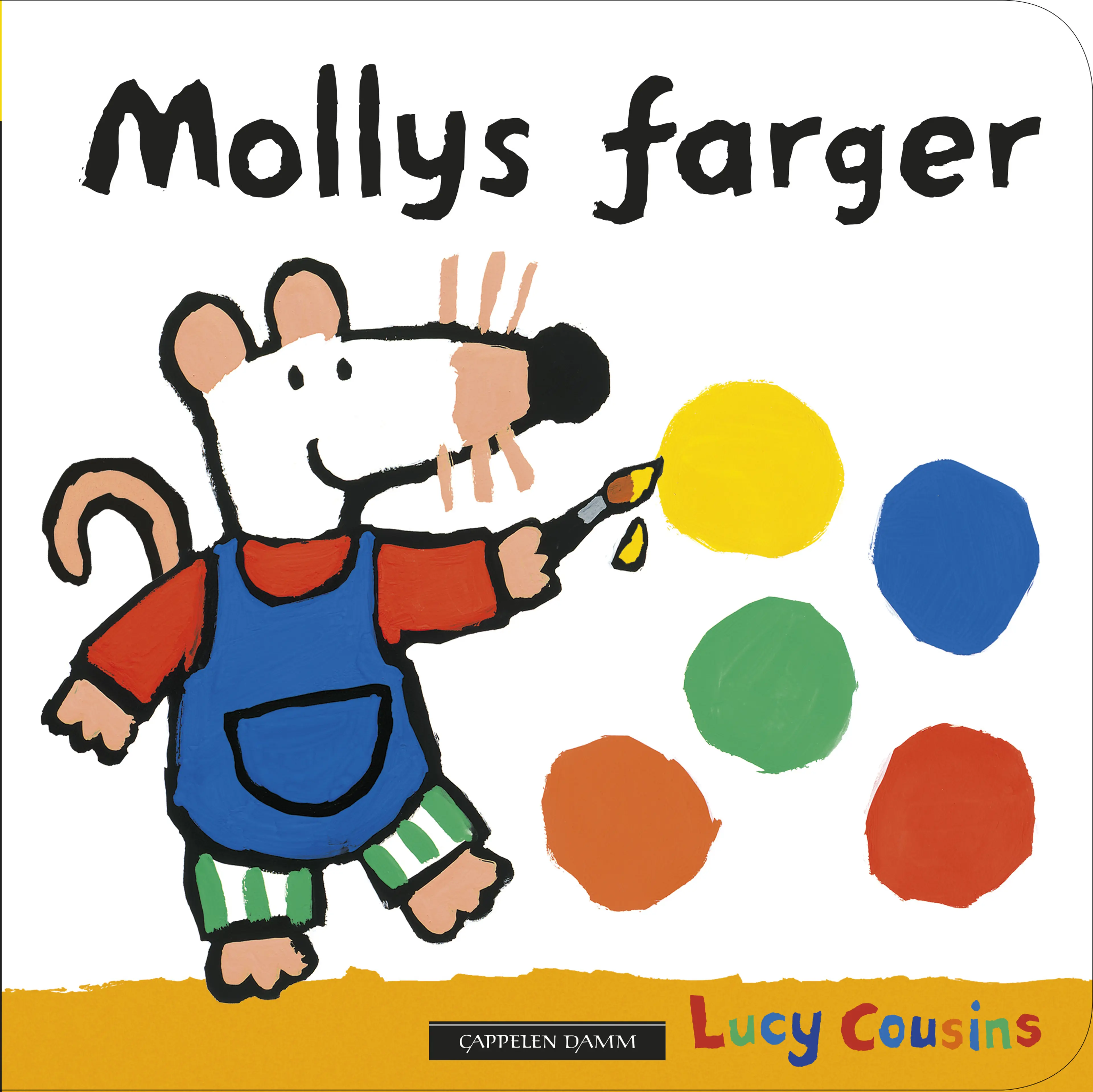 Omslag Mollys farger av Lucy Cousins (Innbundet)