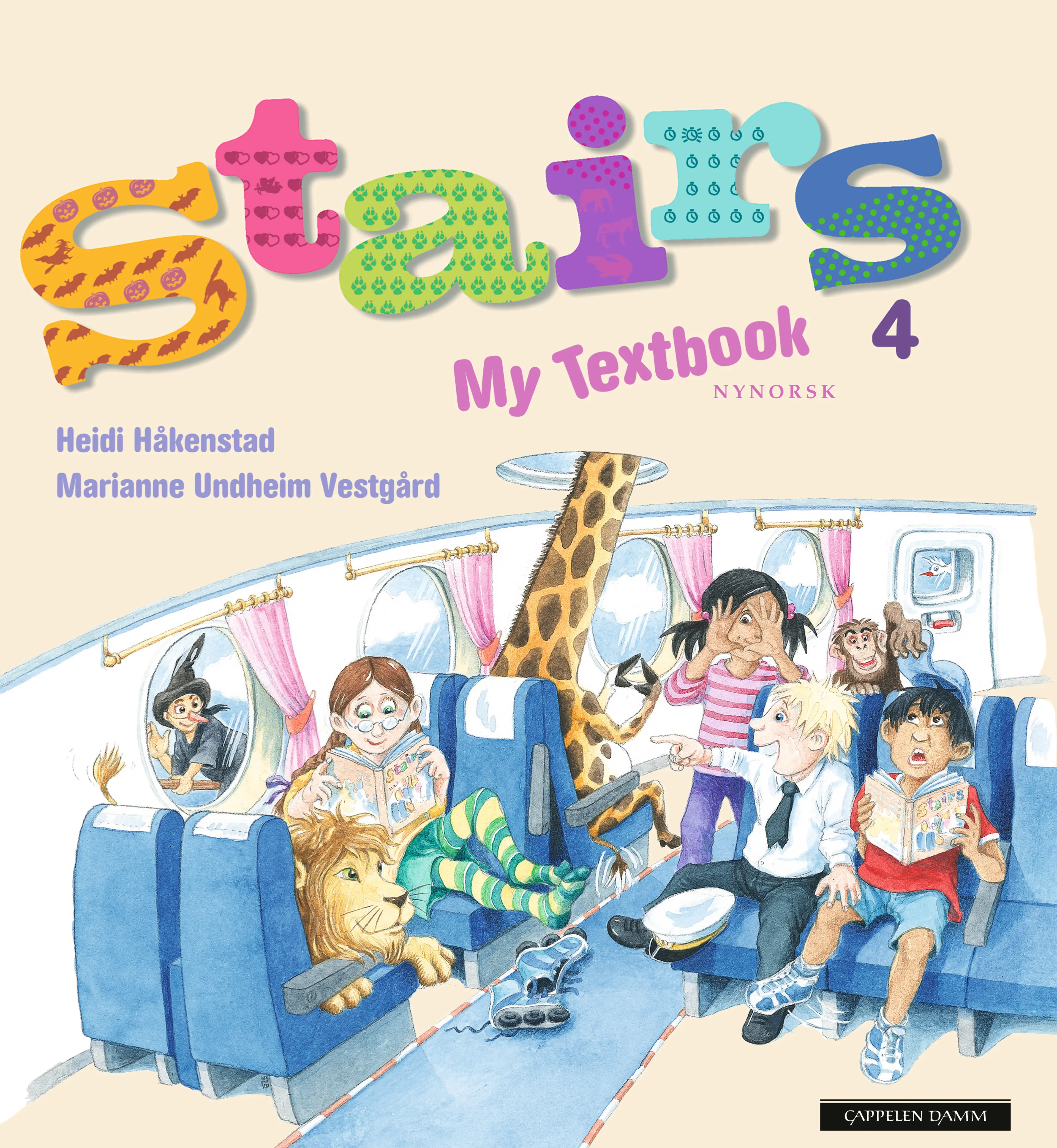 Omslag Stairs 4 My Textbook av Heidi Håkenstad og Marianne Undheim Vestgård (Innbundet)