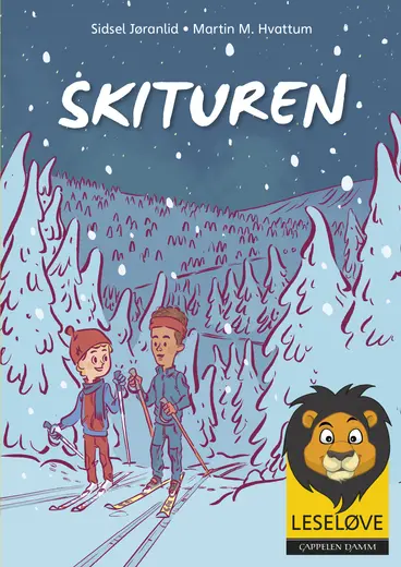 Omslag Leseløve - Skituren av Sidsel Jøranlid (Innbundet)