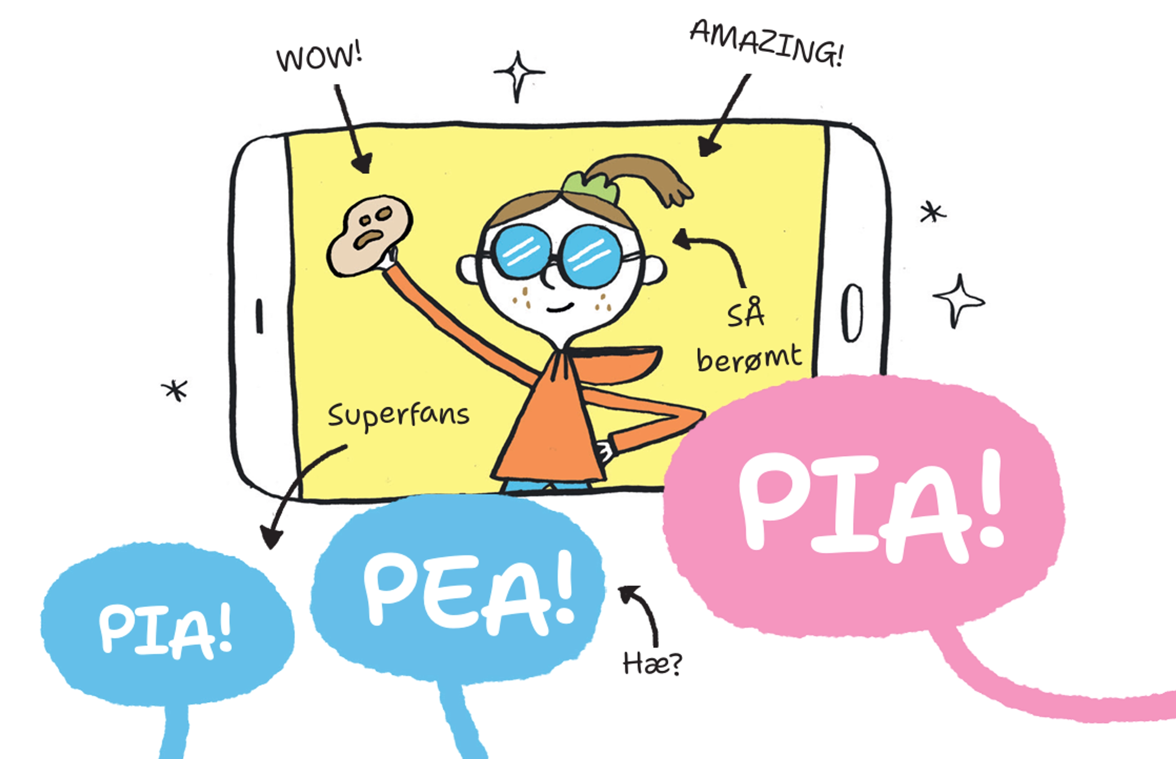 Illustrasjon fra Pia Peanøtt