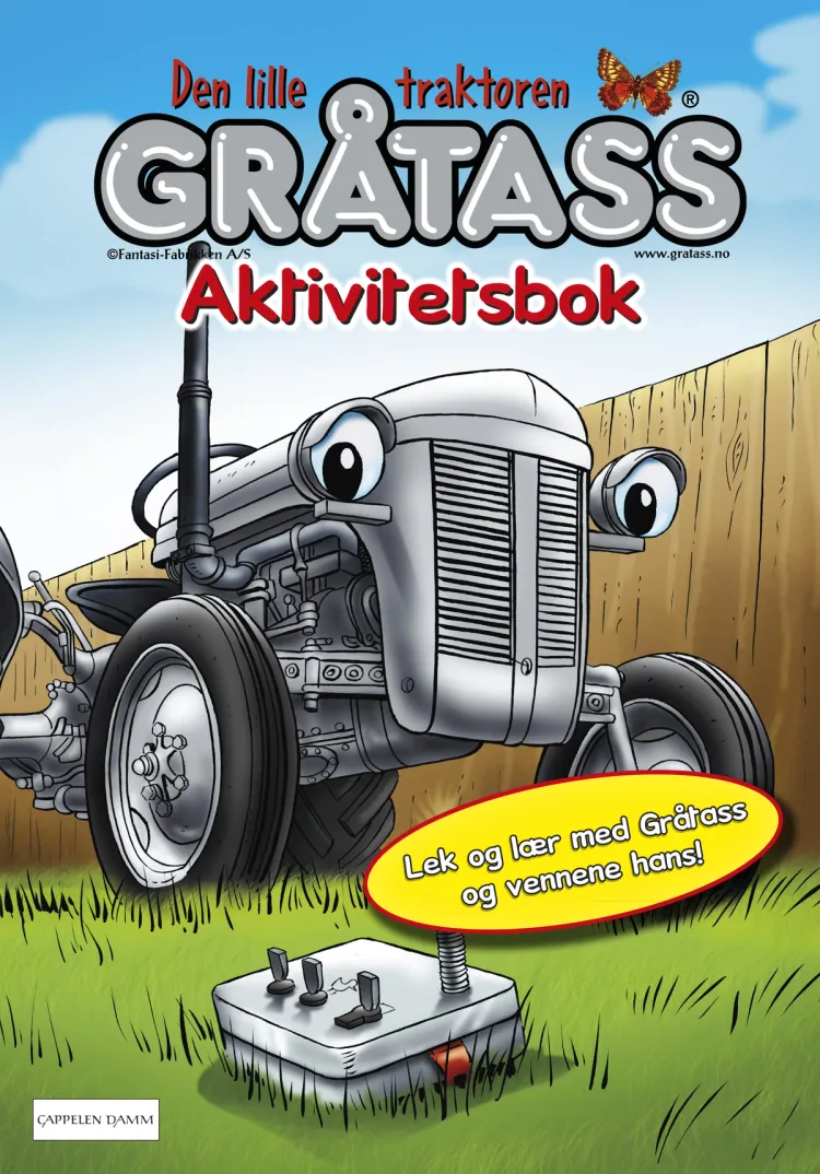 Omslag Gråtass Aktivitetsbok (Heftet)