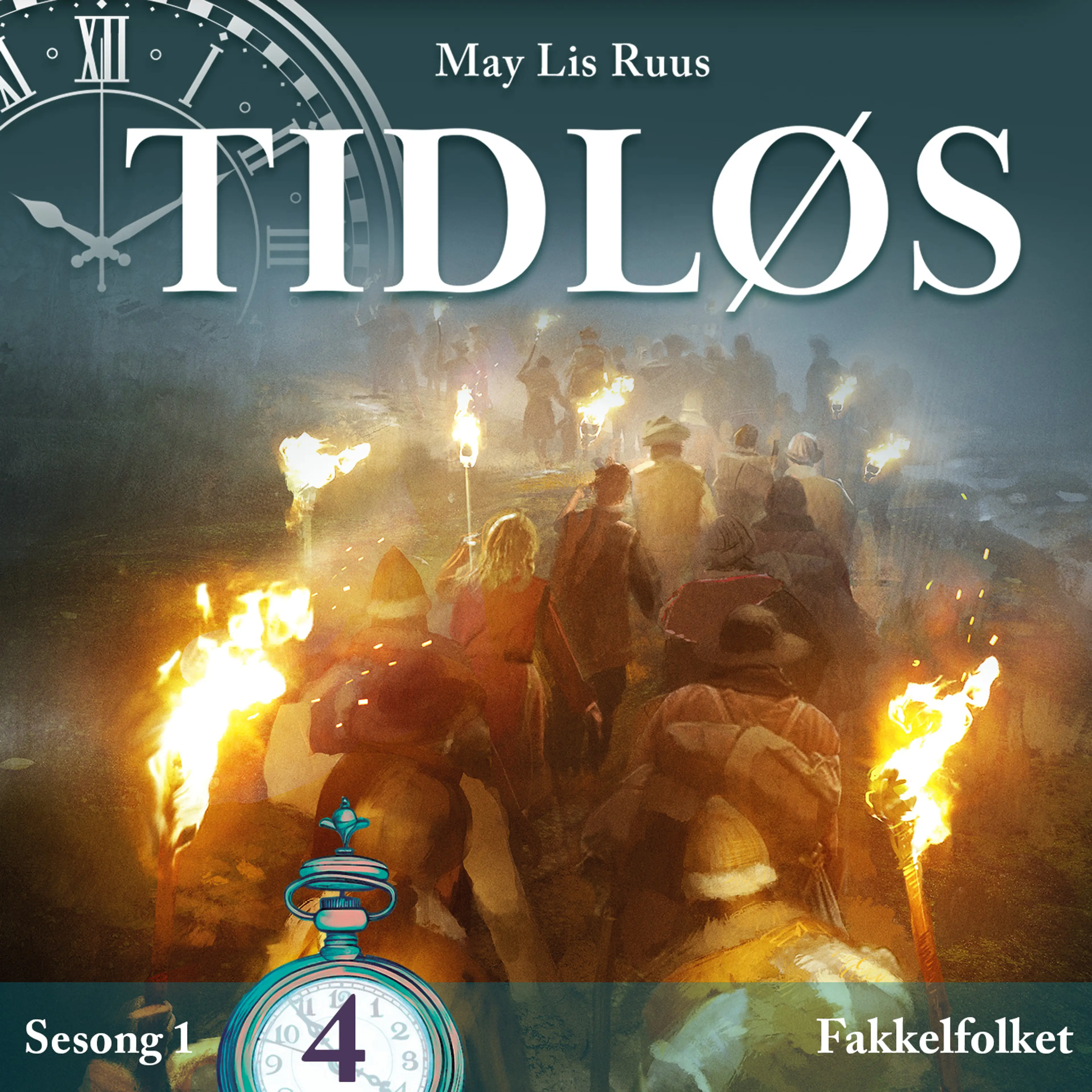 Omslag Fakkelfolket av May Lis Ruus (Lydbok)