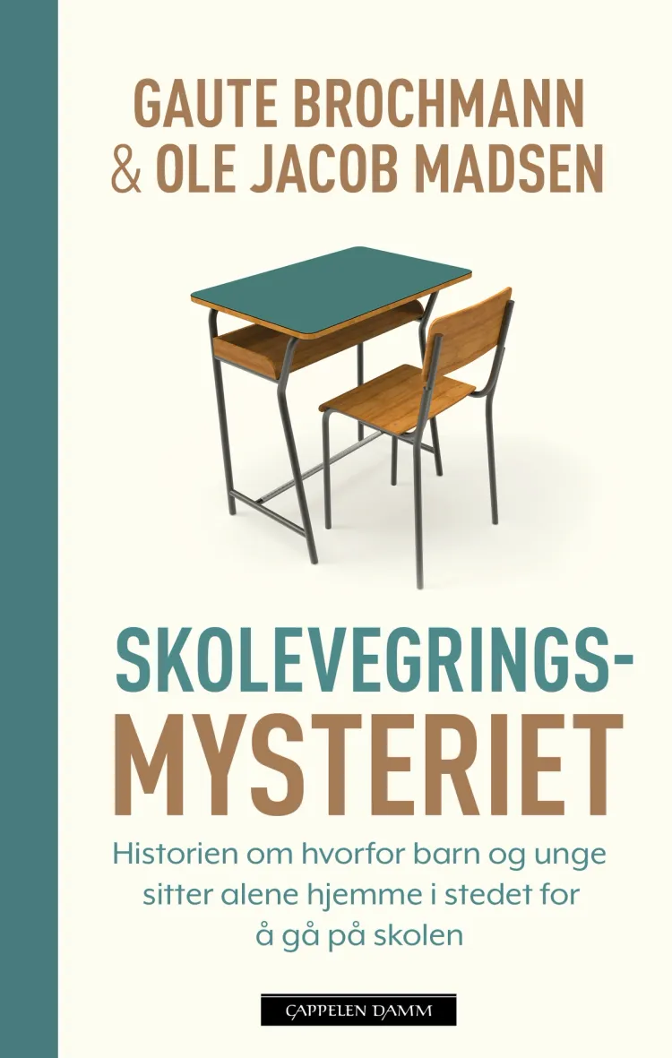 Omslag Skolevegringsmysteriet av Gaute Brochmann og Ole Jacob Madsen (Heftet)