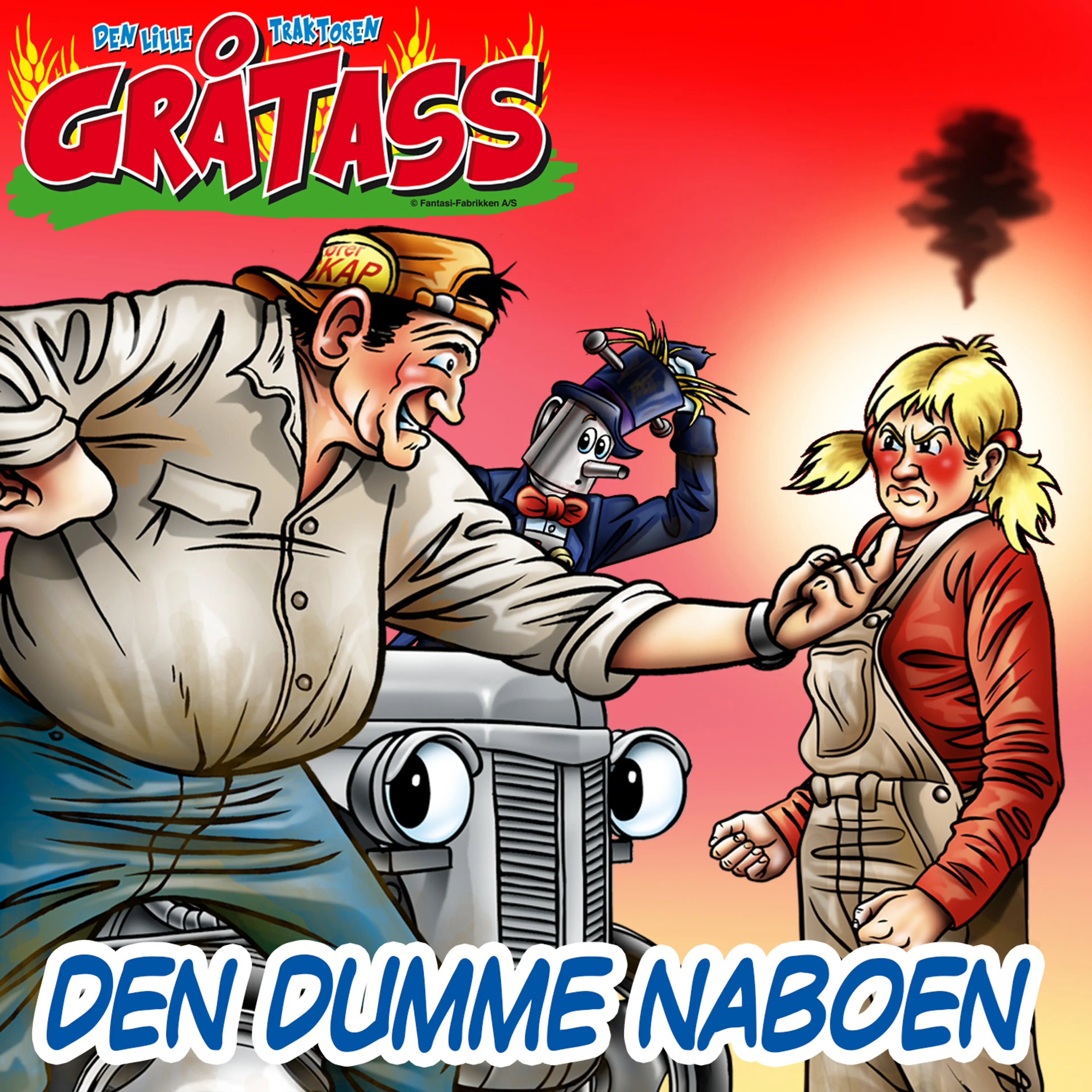 Omslag Gråtass og den dumme naboen av Morten Myklebust (Lydbok)