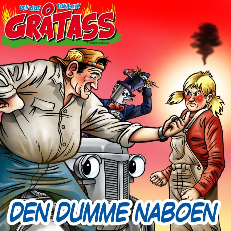 Omslag Gråtass og den dumme naboen av Morten Myklebust (Lydbok)