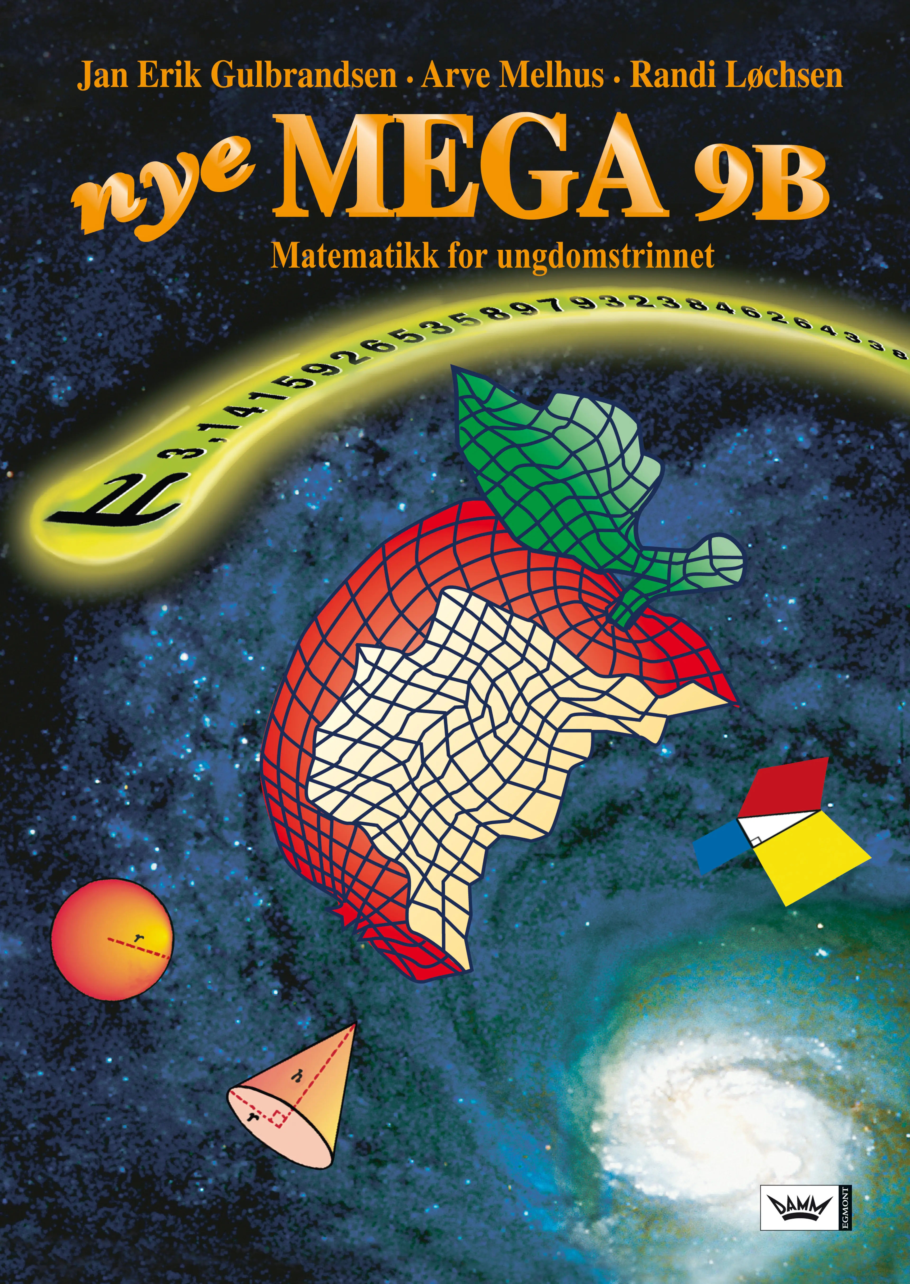 Omslag Nye Mega 9B elevbok bm av Jan Erik Gulbrandsen/Arve Melhus/Randi Løchsen (Innbundet)