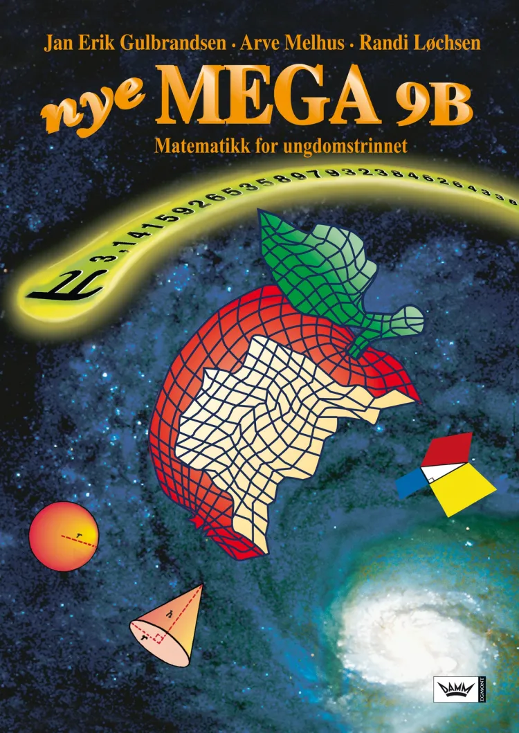 Omslag Nye Mega 9B elevbok bm av Jan Erik Gulbrandsen/Arve Melhus/Randi Løchsen (Innbundet)