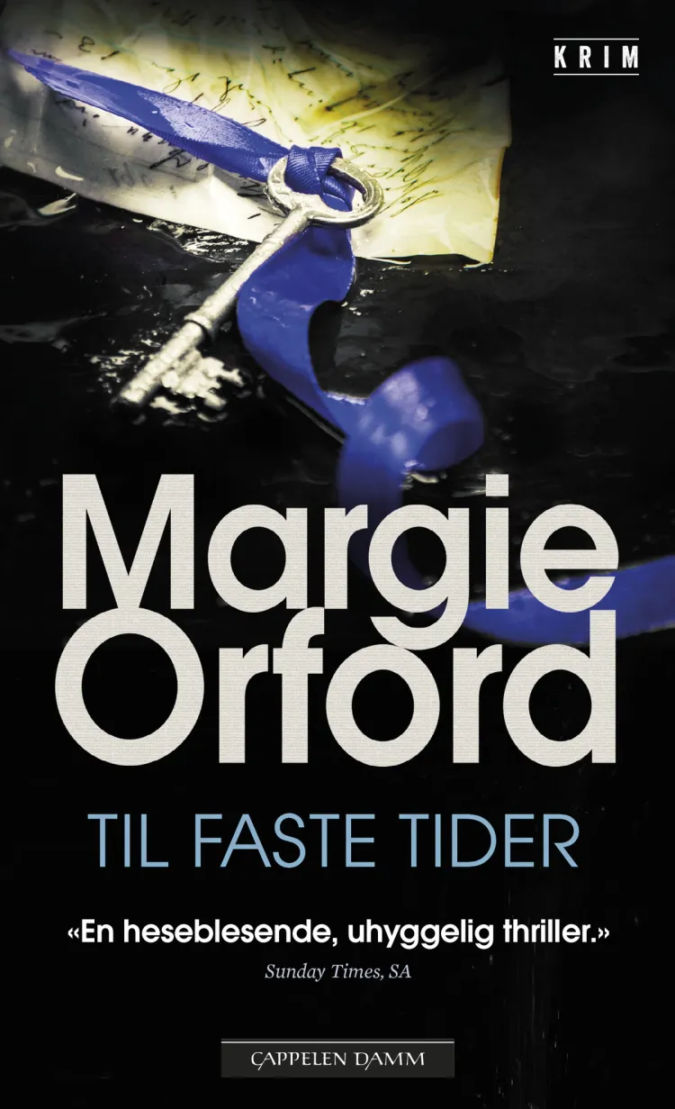 Omslag Til faste tider av Margie Orford (Heftet)