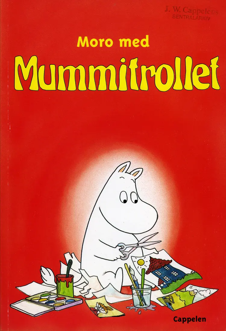 Omslag Moro med mummitrollet lek og lær av Jansson/Sonesson (Heftet)