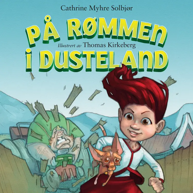 Omslag På rømmen i dusteland av Cathrine Myhre Solbjør (Lydbok)