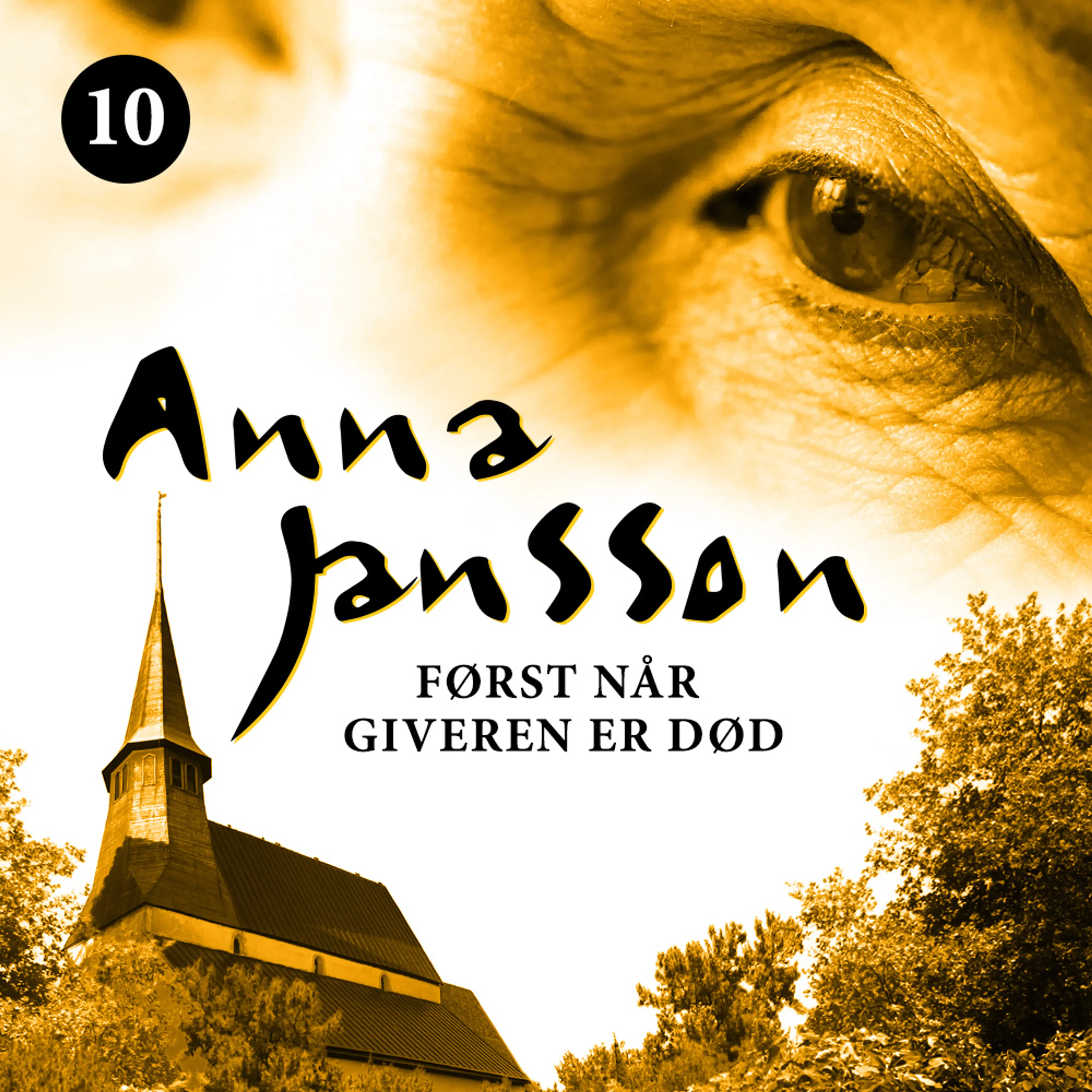 Omslag Først når giveren er død av Anna Jansson (Lydbok)