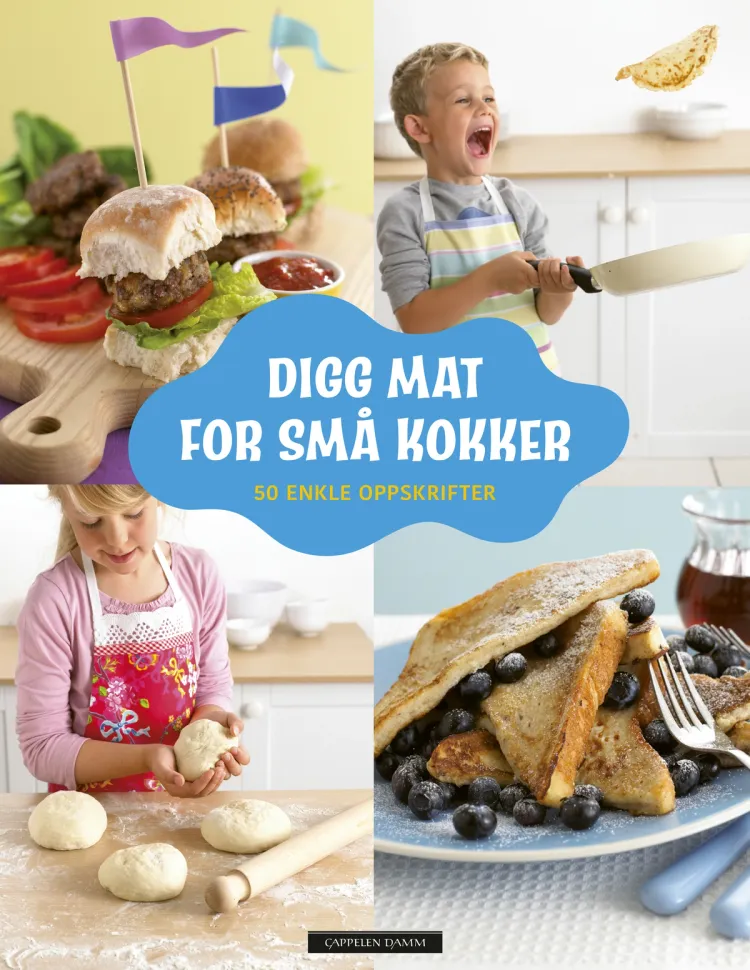 Omslag Digg mat for små kokker (Innbundet)