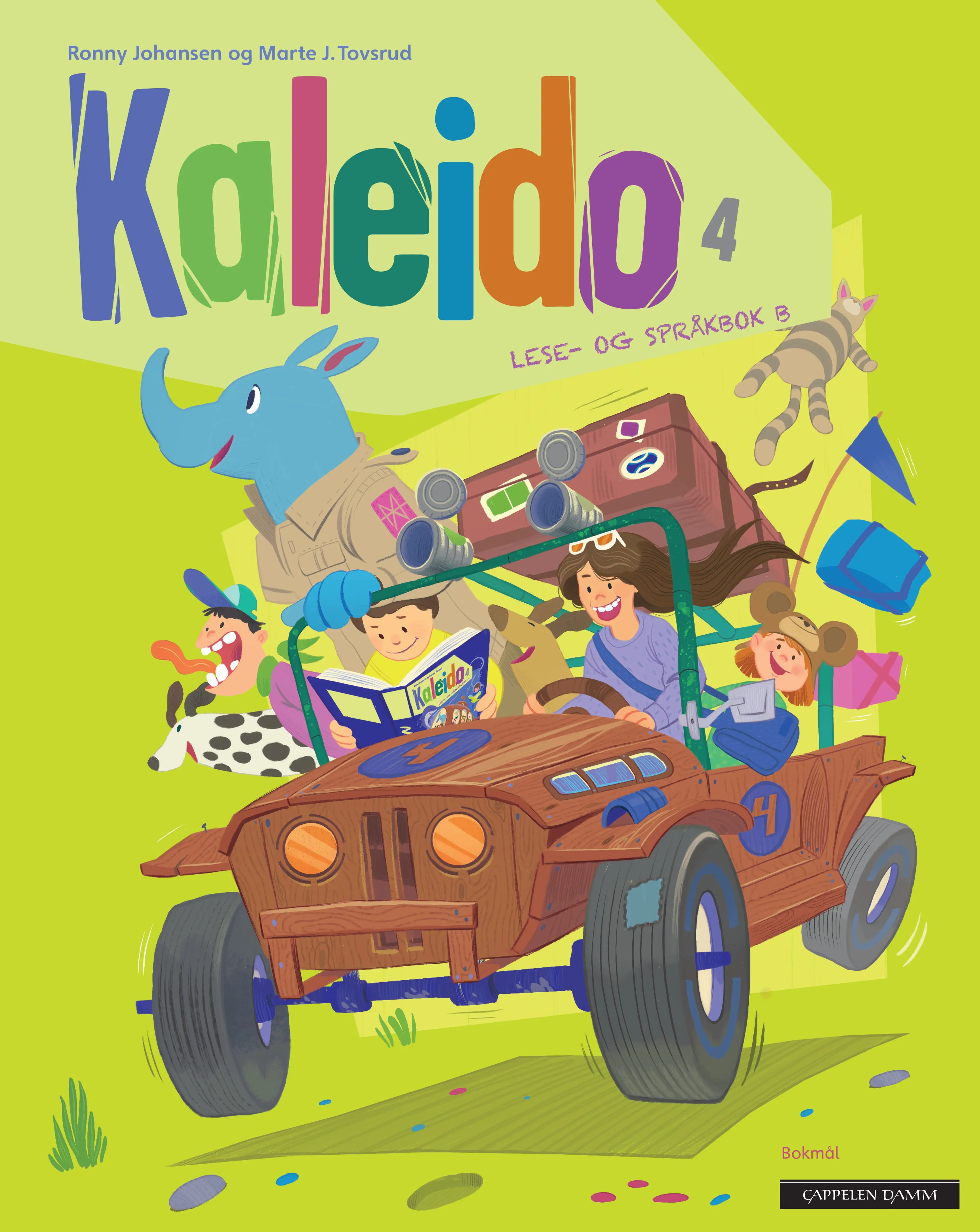 Omslag Kaleido 4 Lese- og språkbok B av Ronny Johansen og Marte Jørgensen Tovsrud (Innbundet)