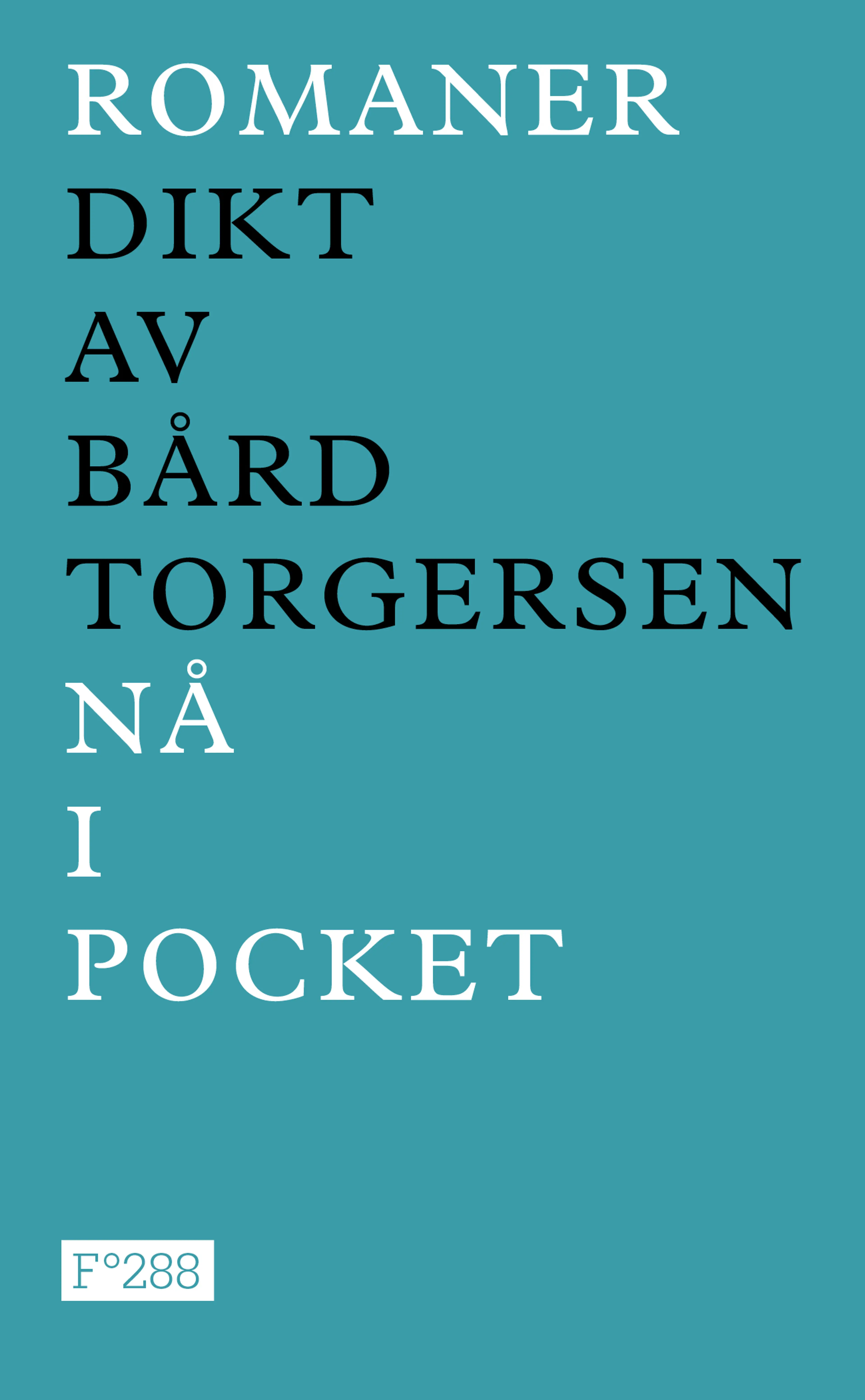 Omslag Romaner av Bård Torgersen (Heftet)
