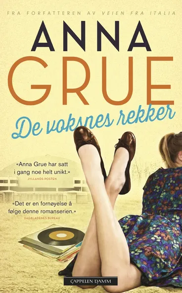 Omslag De voksnes rekker av Anna Grue (Innbundet)
