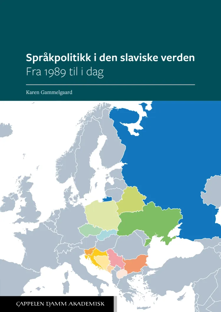 Omslag Språkpolitikk i den slaviske verden av Karen Gammelgaard (Heftet)