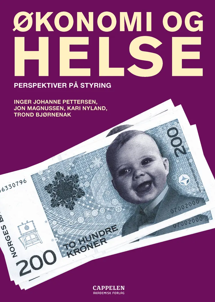 Omslag Økonomi og helse av Inger Johanne Pettersen, Kari Nyland, Jon Magnussen og Trond Bjørnenak (Heftet)