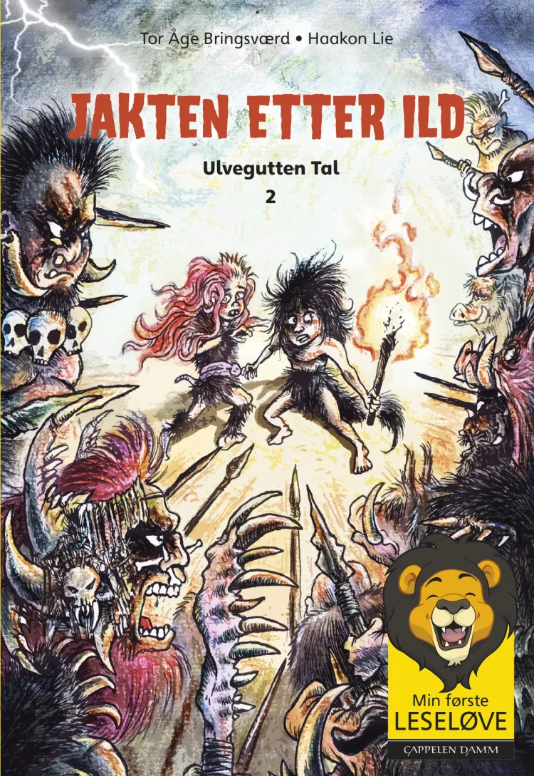 Omslag Min første leseløve - Jakten etter ild av Tor Åge Bringsværd (Ebok)