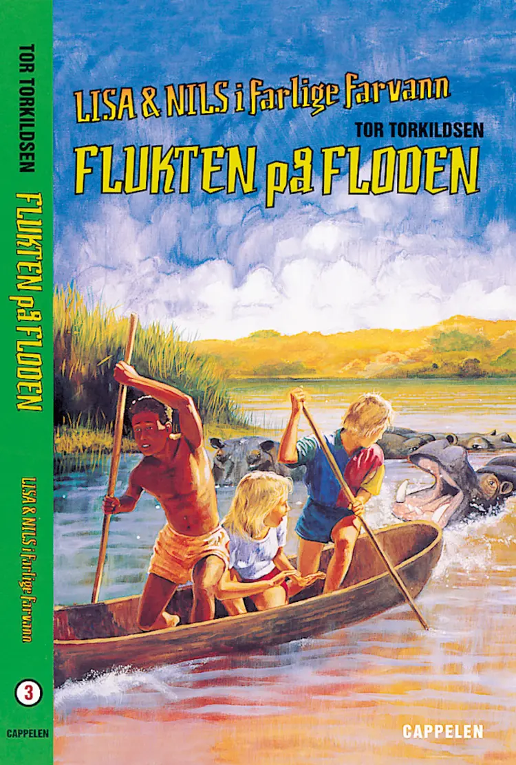 Omslag Flukten på floden av Tor Torkildsen (Heftet)