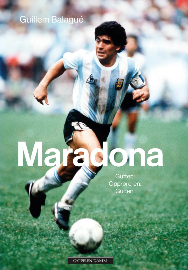 Omslag Maradona av Guillem Balagué (Heftet)