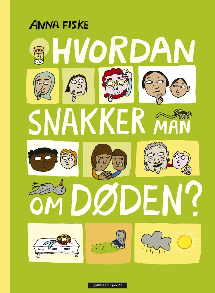 Omslag Hvordan snakker man om døden? av Anna Fiske (Ebok)
