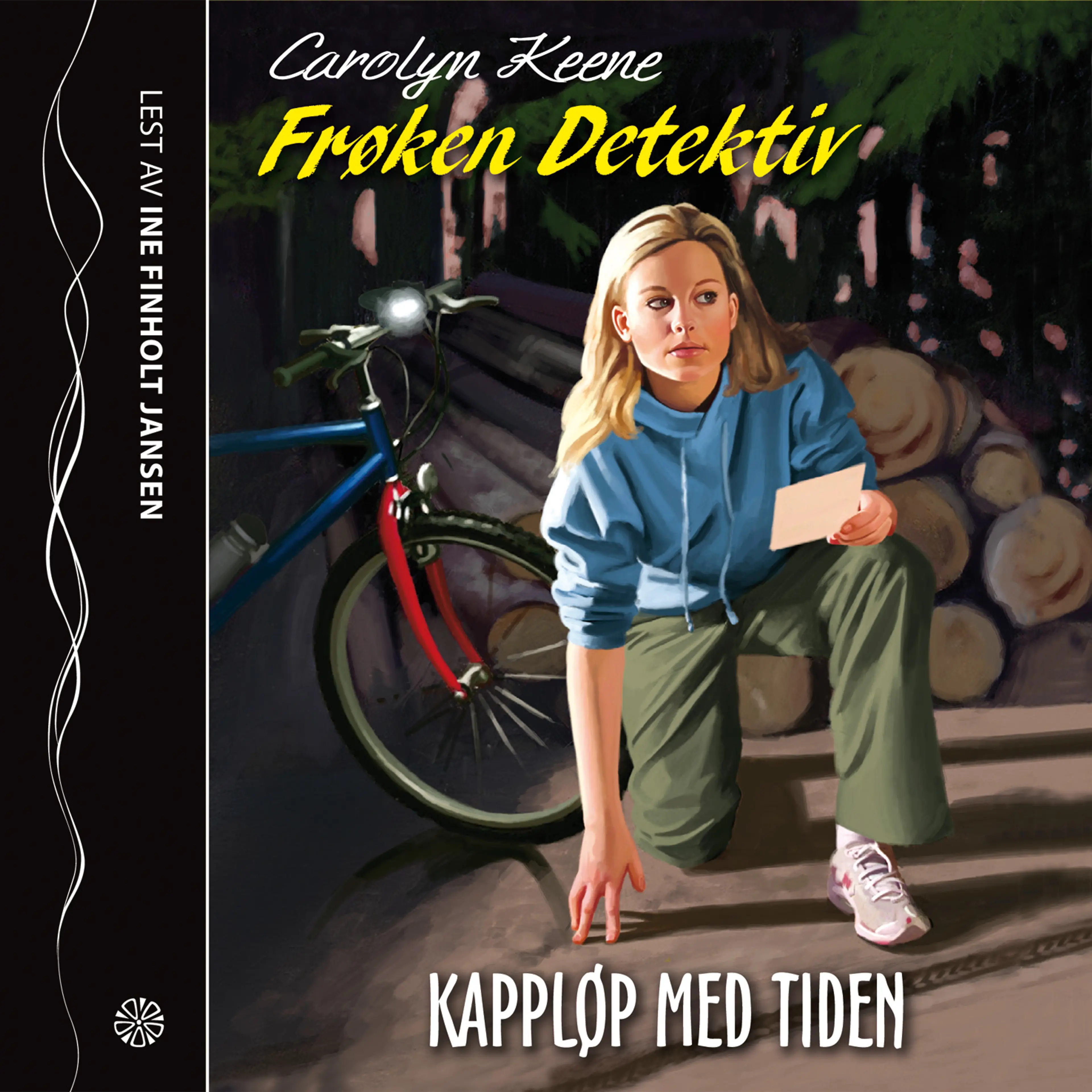 Omslag Frøken Detektiv: Kappløp med tiden av Carolyn Keene (Lydbok)