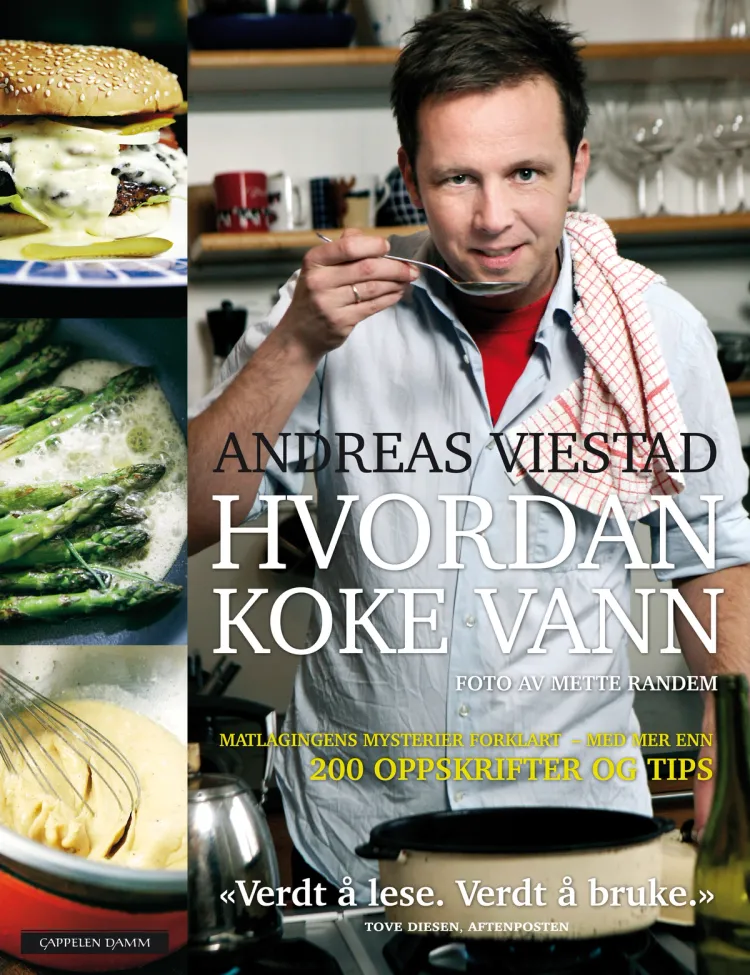 Omslag Hvordan koke vann av Andreas Viestad (Innbundet)