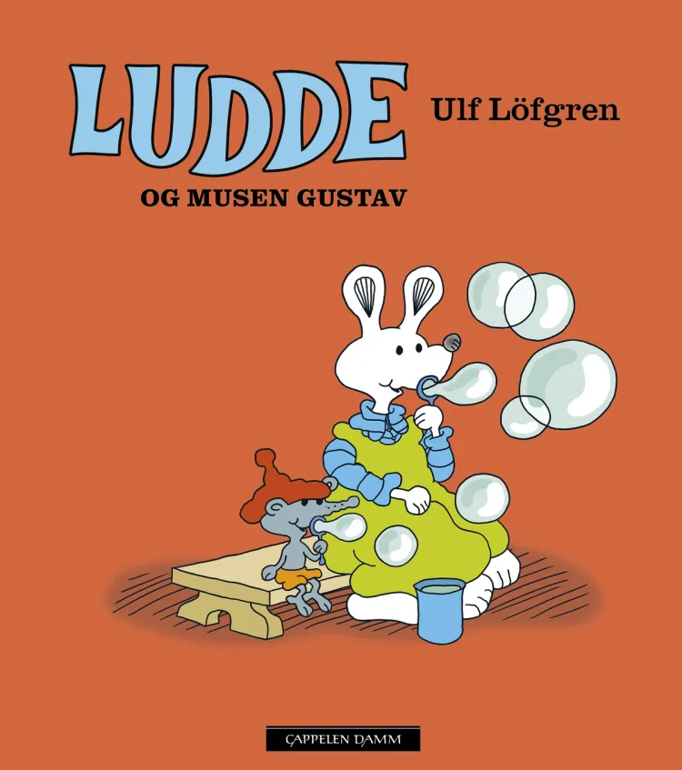 Omslag Ludde og musen Gustav av Ulf Löfgren (Innbundet)