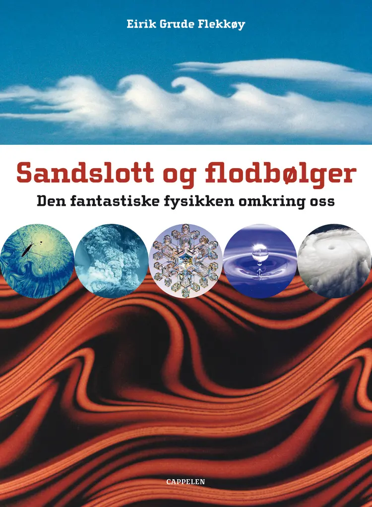 Omslag Sandslott og flodbølger av Eirik Grude Flekkøy (Innbundet)