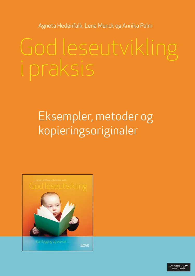 Omslag God leseutvikling i praksis av Hedenfalk, Munck og Palm (Heftet)