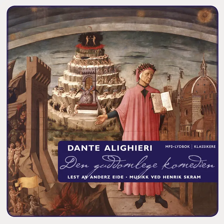Omslag Den guddomlege komedien av Dante Alighieri (Lydbok)