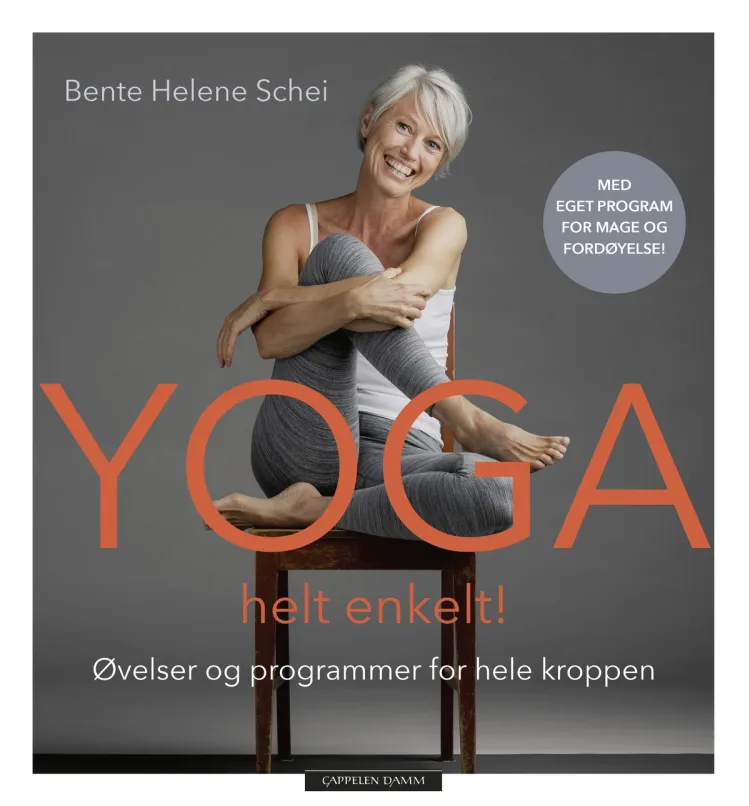Omslag Yoga helt enkelt! av Bente Helene Schei (Innbundet)