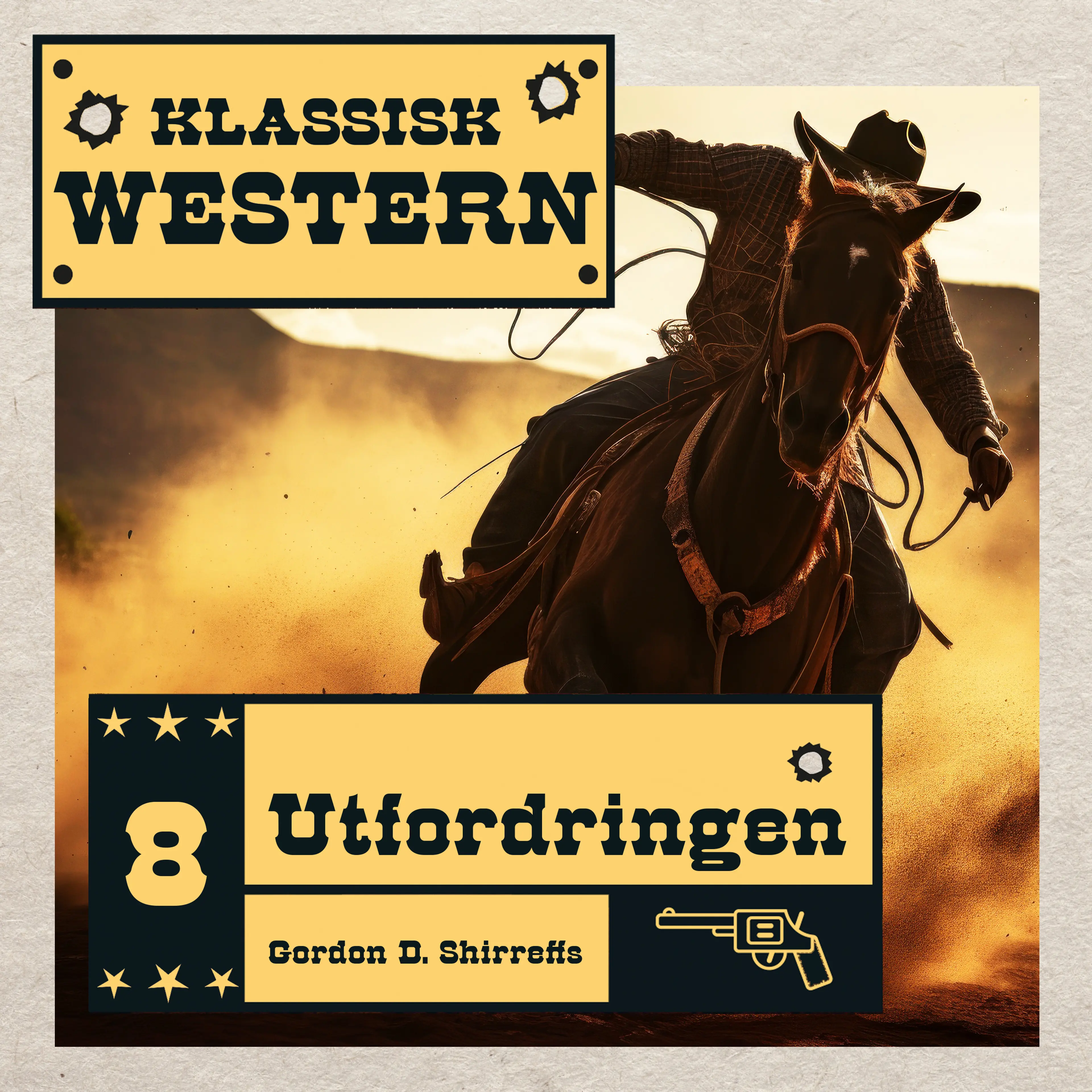 Omslag Utfordringen av Gordon D. Shirreffs (Lydbok)