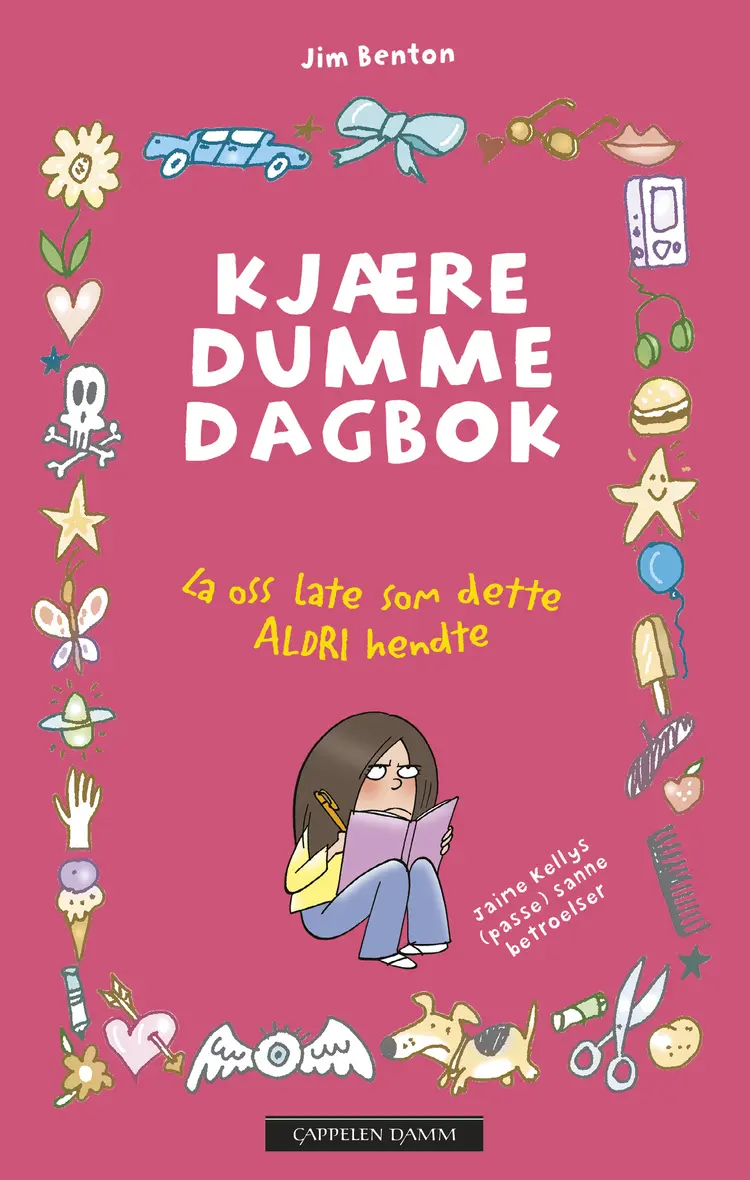 Omslag Kjære dumme dagbok 1 - La oss late som dette ALDRI hendte av Jim Benton (Ebok)