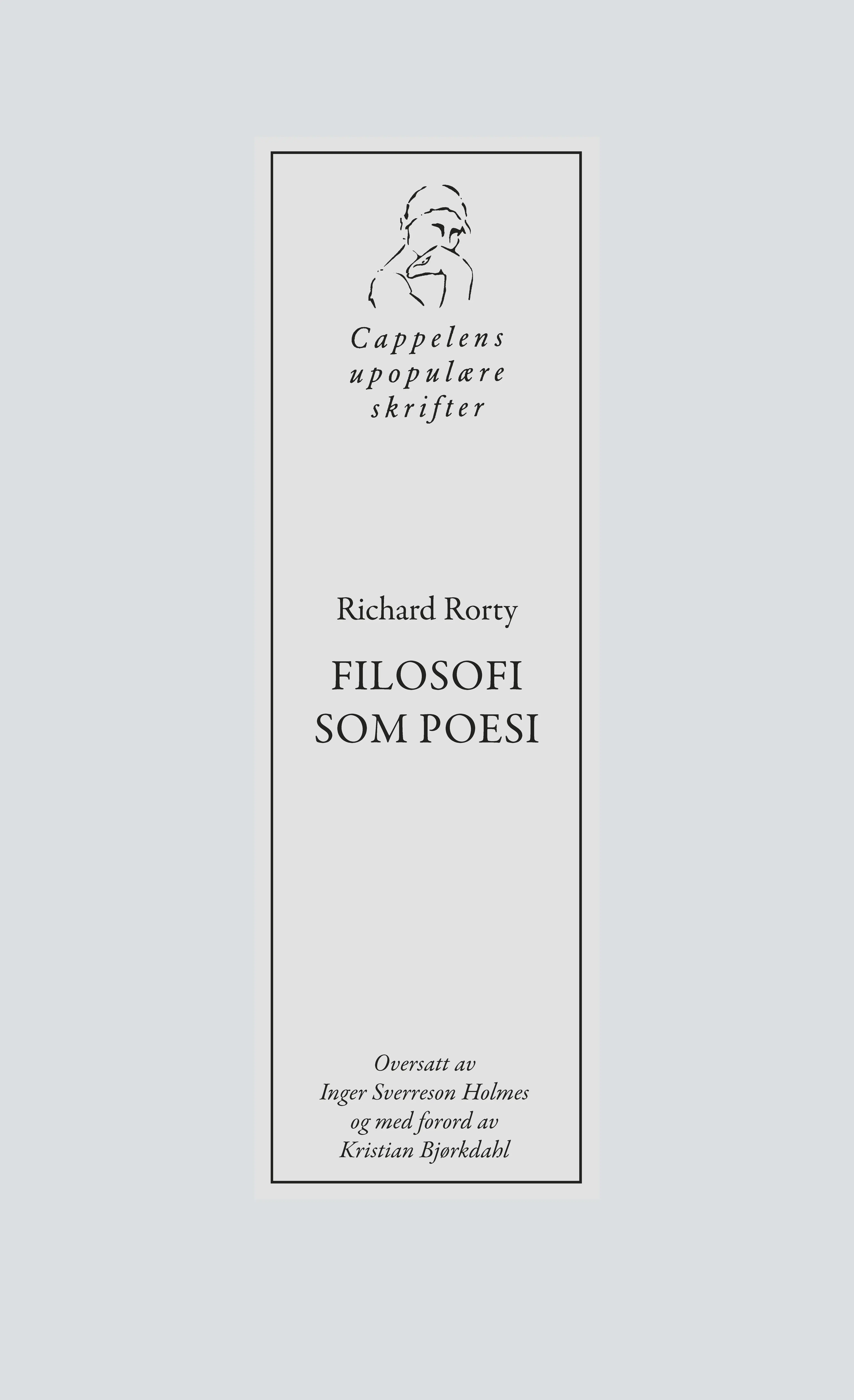 Omslag Filosofi som poesi av Richard Rorty (Heftet)