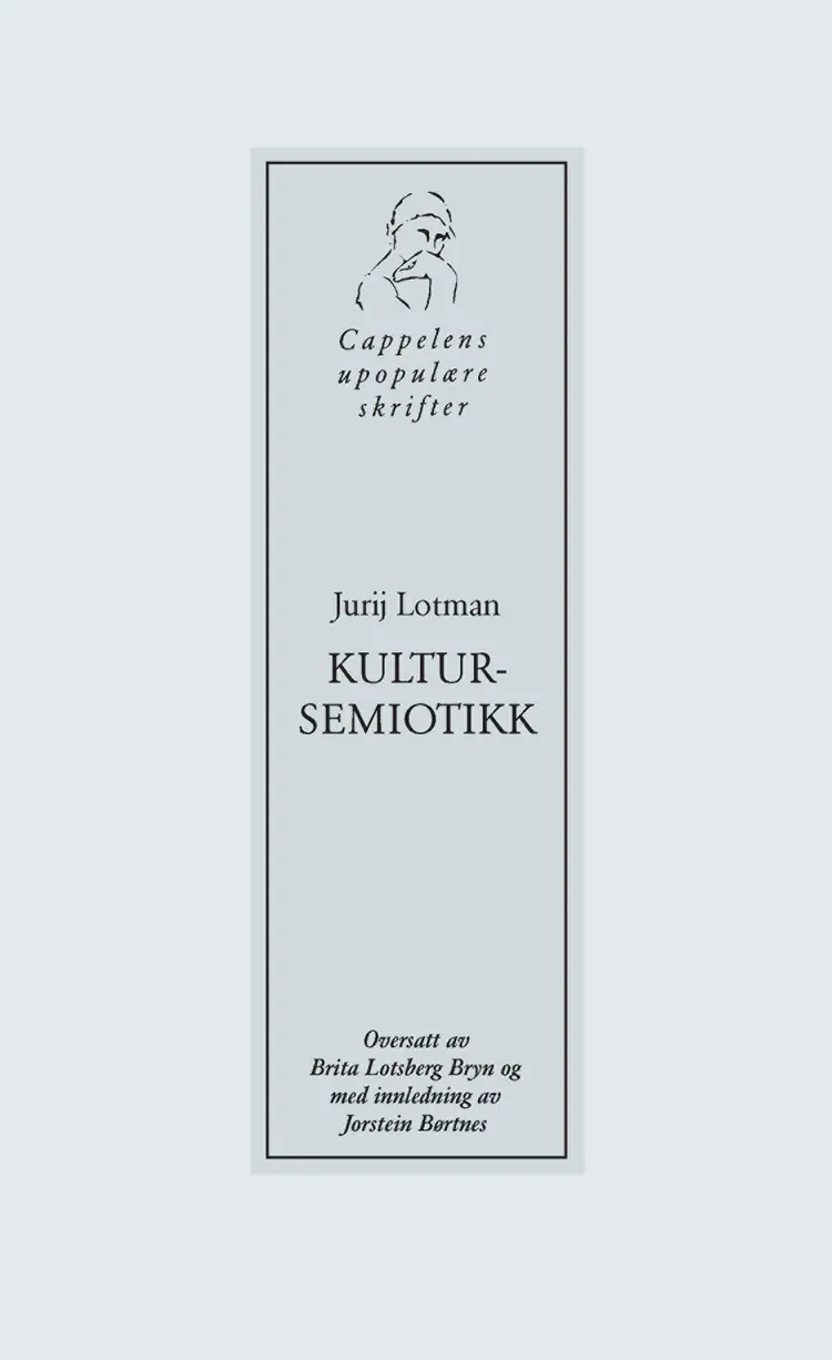 Omslag Kultursemiotikk av Jurij Lotman (Heftet)