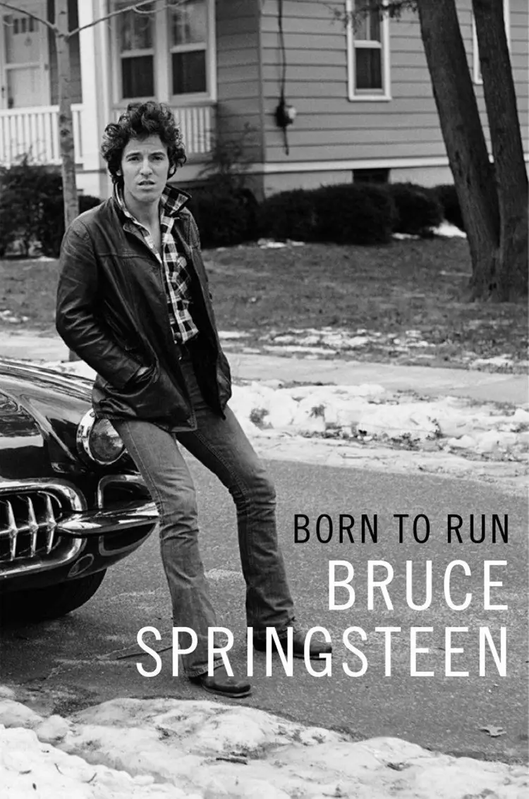 Omslag Born to run av Bruce Springsteen (Innbundet)
