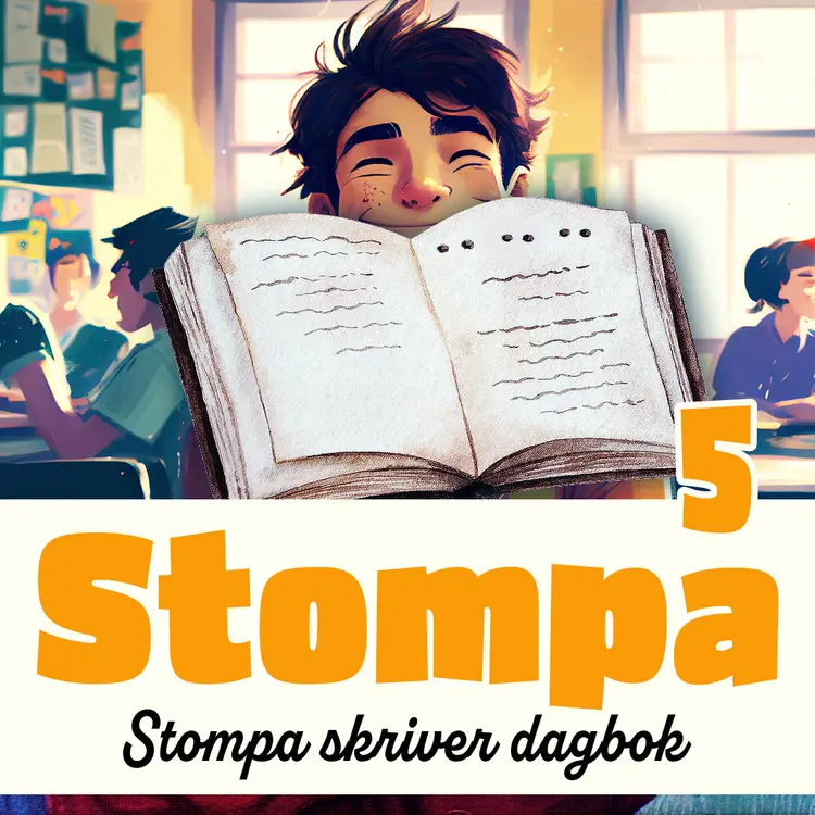 Omslag Stompa skriver dagbok av House of Stratus Buckeridge (Lydbok)