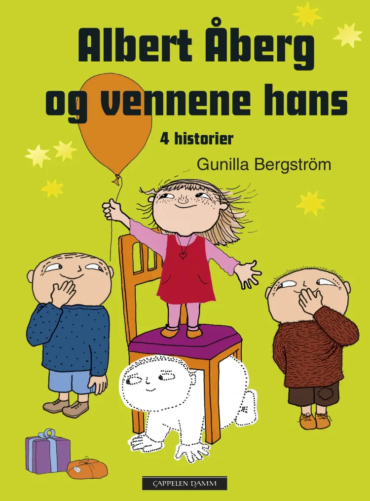 Omslag Albert Åberg og vennene hans av Gunilla Bergström (Innbundet)