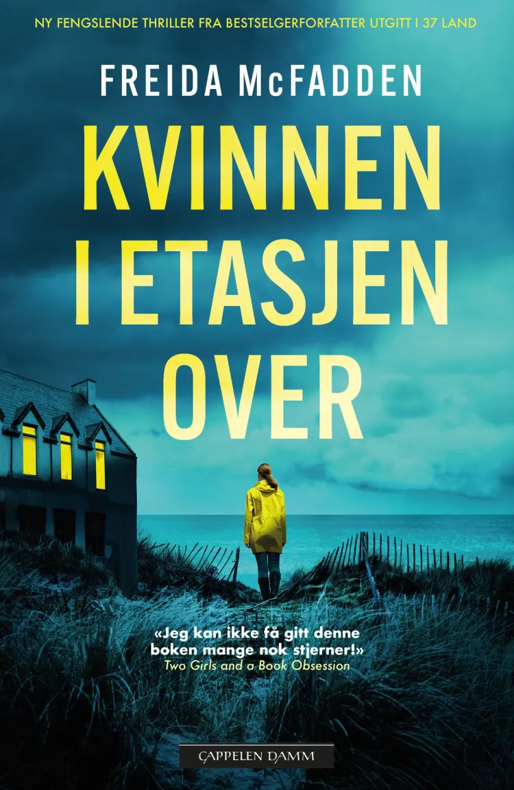 Omslag Kvinnen i etasjen over av Freida McFadden (Ebok)