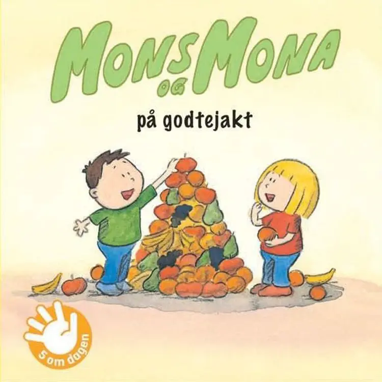 Omslag Mons og Mona på godtejakt av Pål H. Christiansen og Morten N. Pedersen (Nedlastbar lydbok)