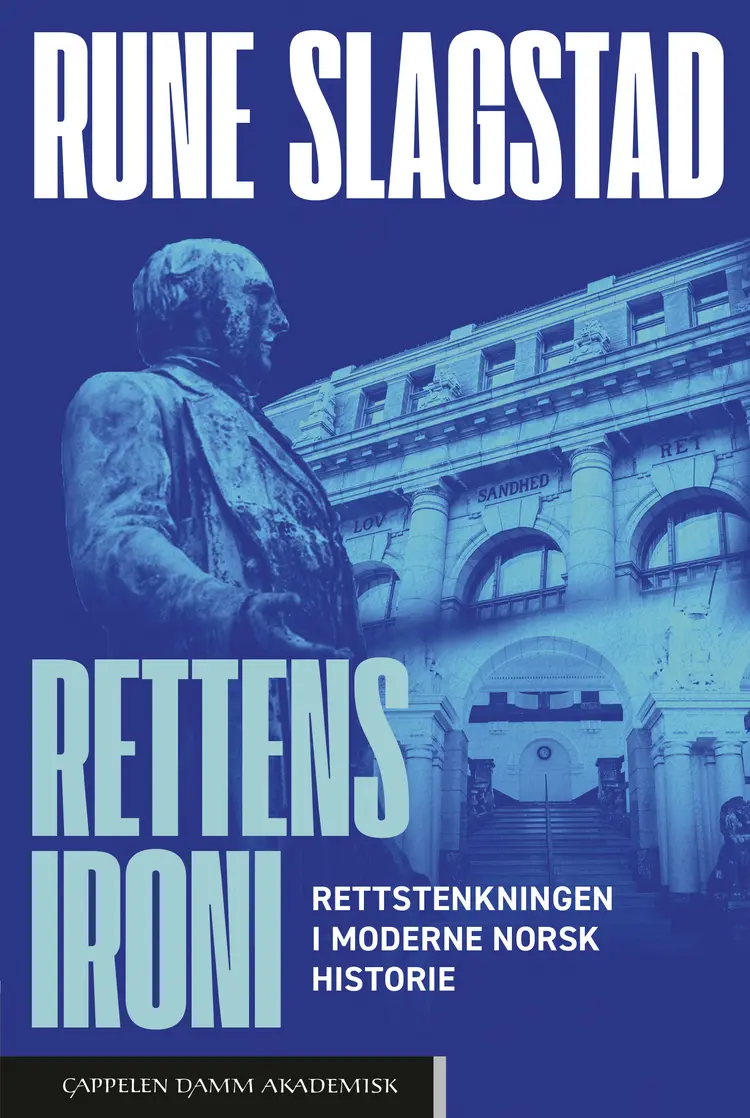 Omslag Rettens ironi av Rune Slagstad (Heftet)