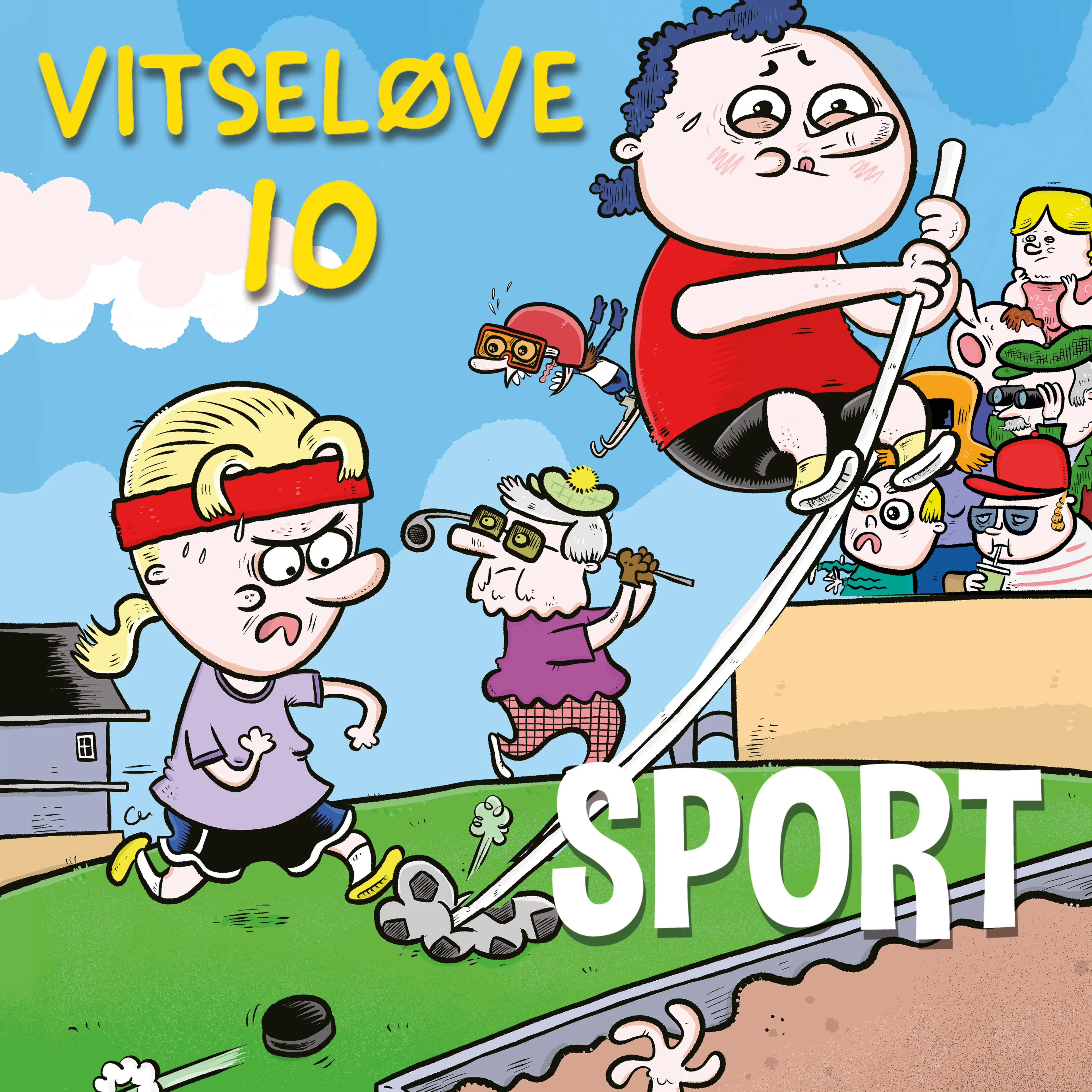 Omslag Vitseløve 10 - Sport av Flere (Lydbok)