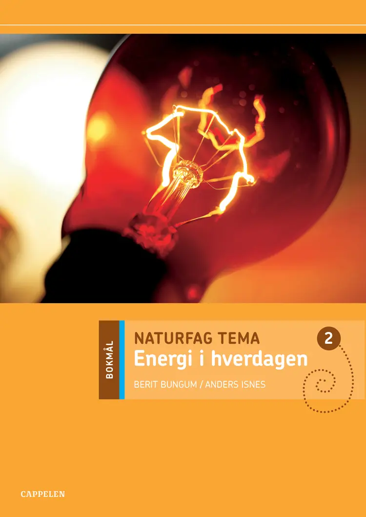 Omslag Naturfag Tema Energi i hverdagen av Berit Bungum og Anders Isnes (Heftet)