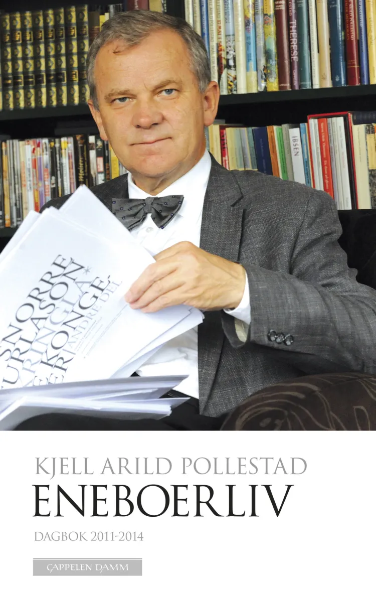 Omslag Eneboerliv av Kjell Arild Pollestad (Innbundet)
